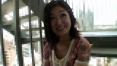 J-Granny Chiyo Yamabe showcases Off highly furry honeypot All creampie soaked