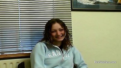 Her first time doing porno