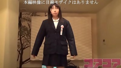 I graduated on March 15th, so I bought a uniform and a virgin junior schoolgirl