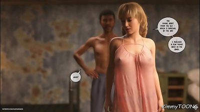 Lunch Break pt. 2 - Housewife caught pummeling a Blackman in the dungeon space