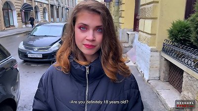 A simple demand on the Street ended with an sudden ending - cum on cooter and Put on panties