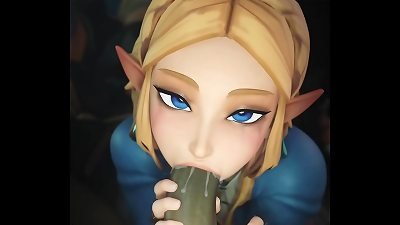 Zelda's suck off